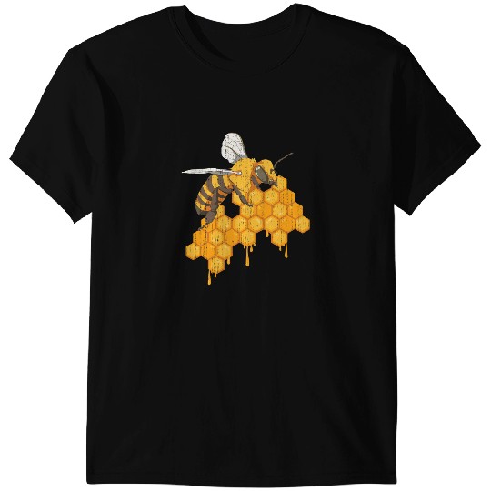 Bee Beekeeping Apiarist Beekeeping Honeycomb Bee Hive Apiculture Beekeeper T-Shirts