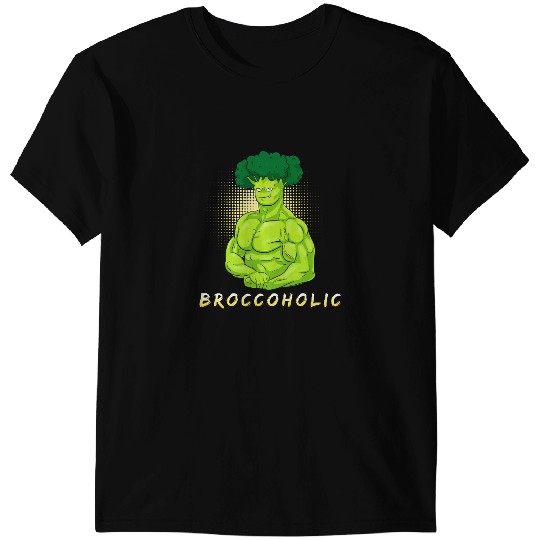 Broccoholic Vegan Broccoli Broccoli Vegan Vegetarian T-Shirts