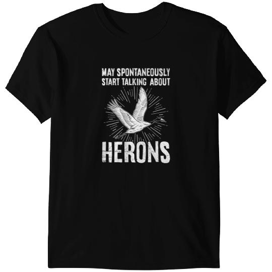 Heron Ornithologist Design for a Heron Lover T-Shirts