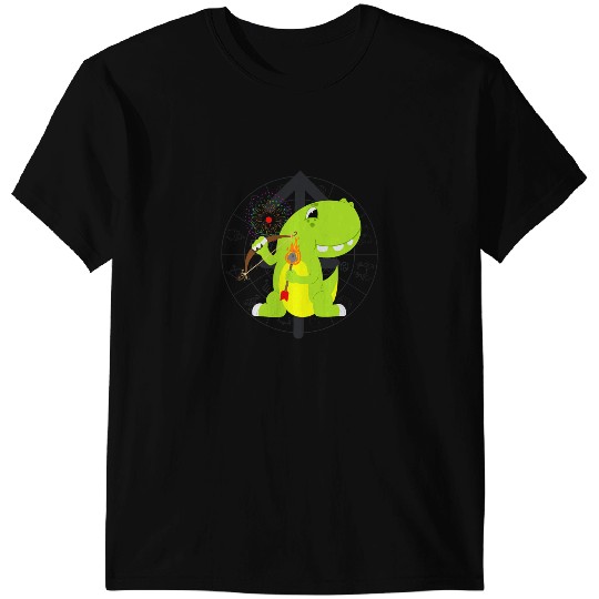 Dinosaur Dino Cute Sagittarius Zodiac Sign Astrology TRex Dinosaur 1 T-Shirts