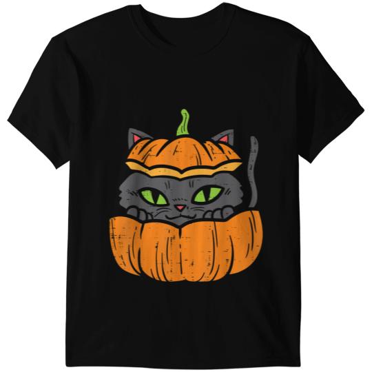 black cats Paws Pumpkin Cat Cute Halloween Animal Pet Kitten Men Women Kids 18 T-Shirts