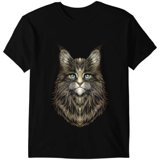 Cat Paws Kitty Maine Coon Cat kitty animal funny T-Shirts