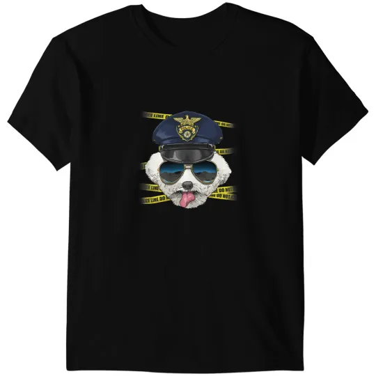 Bichon Frise Police Bichon Frise K9 Dog Lover 66 T-Shirts