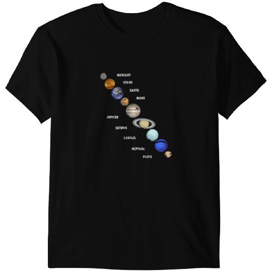 Astronomy Lover Space Science Galaxy Planets Solar System 4 T-Shirts