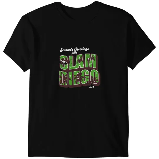 Baseball Gift Seasons Greetings from Slam Diego San Diego T-Shirts
