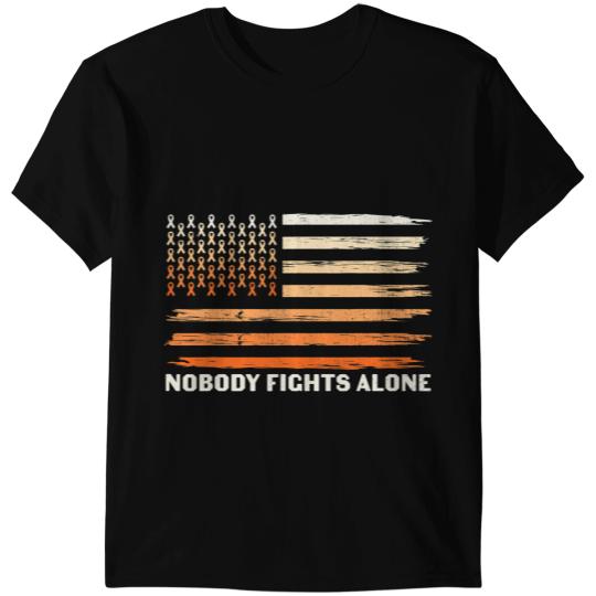 Leukemia Survivor Sunflower Orange Flag Ribbon Leukemia Cancer Awareness Faith 12 T-Shirts