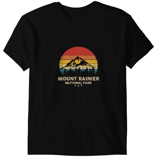 Camping Camp Mount Rainier National Parkcamper Camper T-Shirts