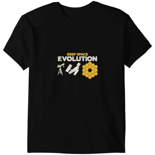 Astronomy Lover Evolution Of Astronomy Telescopes James Webb Space Telescope 1 T-Shirts