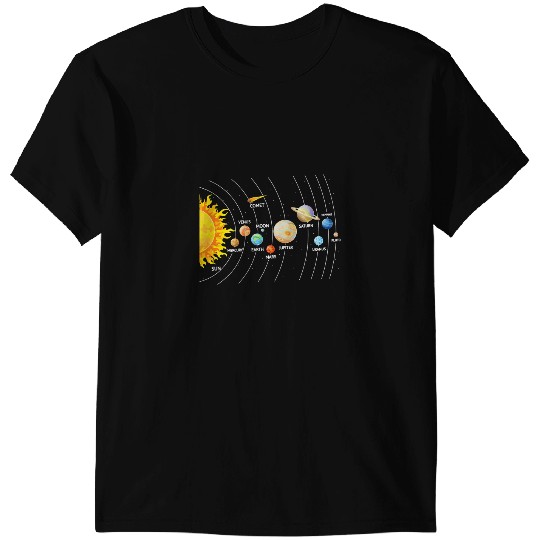 Astronomy Lover Lovers Space Fans Solar System Sun Earth T-Shirts