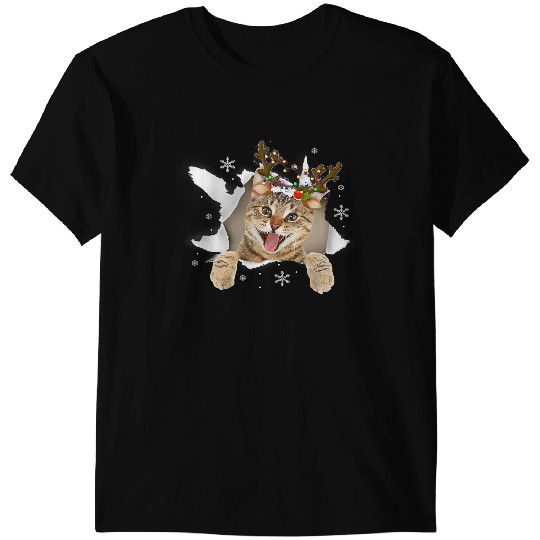 Cat Paws A Cat In A Box Hilarious Cat Lovers Christmas 67 T-Shirts