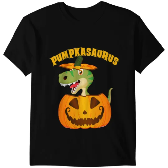 Dinosaur Dino Halloween Poison Men Pumpkasaurus Dinosaur Pumpkin T-Shirts