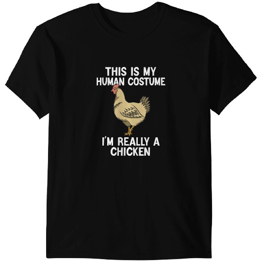 Chicken Poultry Simple Halloween Costumes for Men Women Funny Chicken 96 T-Shirts