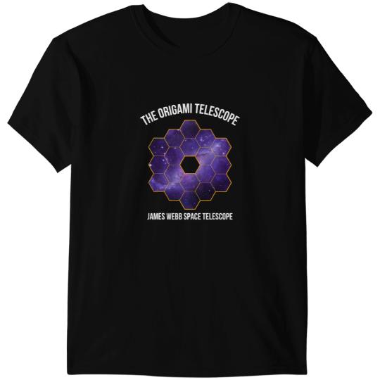 Astronauts James Webb Space Telescope JWST Origami Telescope T-Shirts