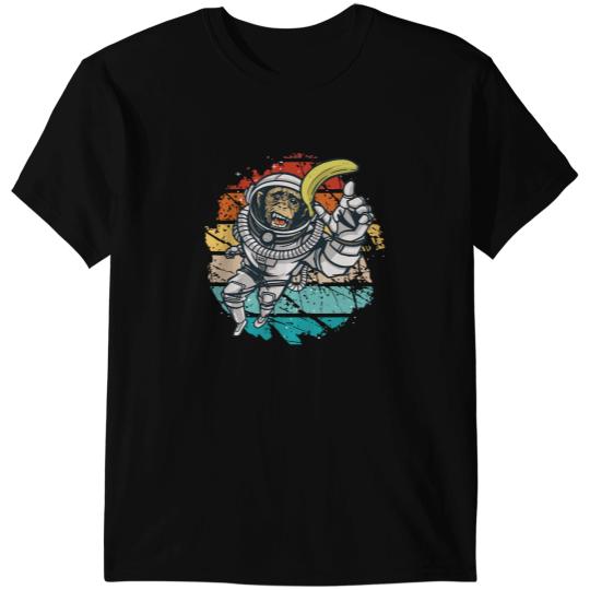 Astronauts vintages astronaut chimpanzee banana astrochimp in space T-Shirts