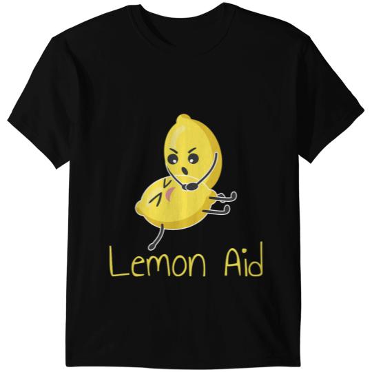 Classic Witty Funny Pun Lemon Aid Vitamin C Lemon Citrus T-Shirts