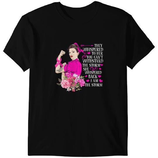 BC Im The Storm Black Women Breast Cancer Survivor Pink Ribbon 4 Cancer T-Shirts