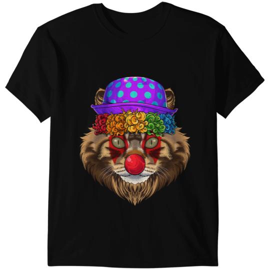 Cat Paws Clown Maine Coon Circus carnivals Costume Cat Theme Party24 T-Shirts