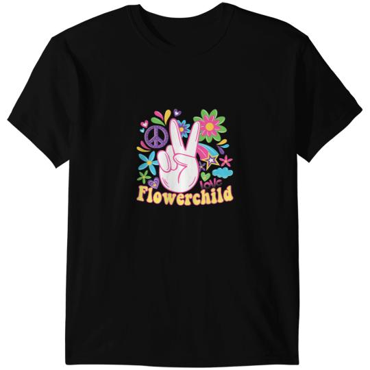 Hippie Gift Groovy FlowerPower Woodstock Bohemian Peace 1 T-Shirts
