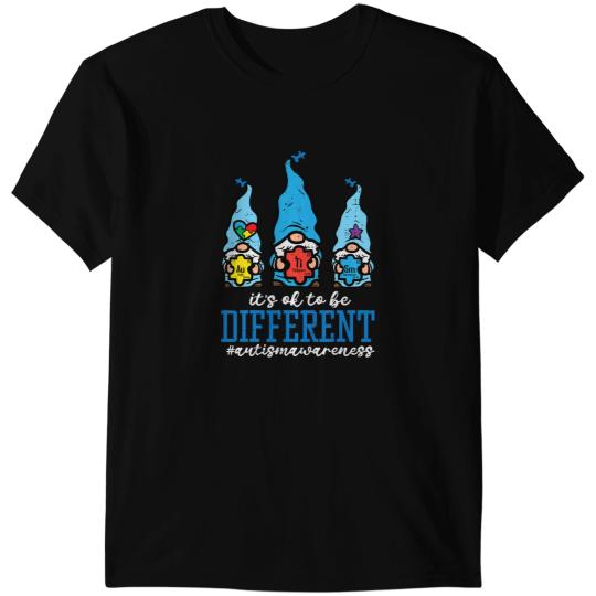 Autistic Gnomes Ok To Be Different Men Women Kids T-Shirts