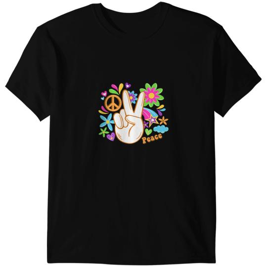Hippie Movement Hippy Hipie Groovy Peace Bohemian Woodstock 2 T-Shirts