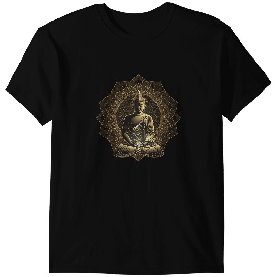 Gautama Meditation Buddha Spiritual Buddhist Buddhism T-Shirts