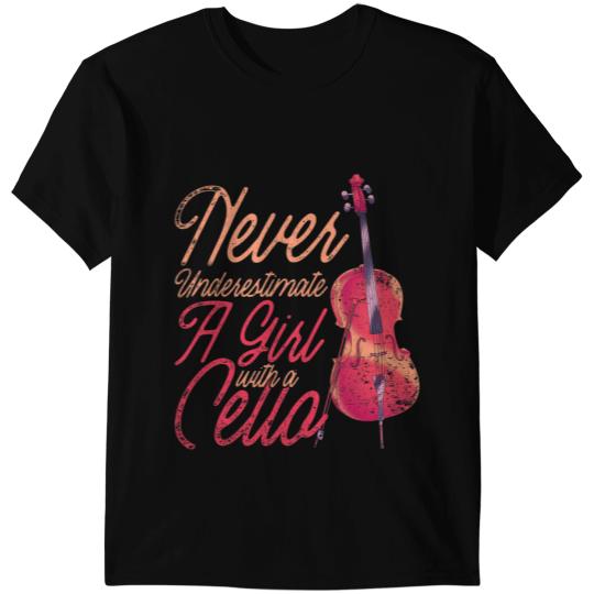Cello Lover Musician Cellist Girls Gift Orchestra Classical Music Cello T-Shirts