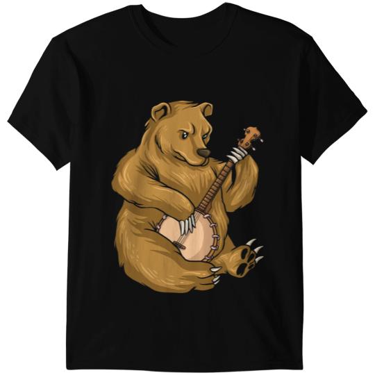 Banjo Bluegrass Music Mandolin Asheville Bluebird Kentucky T-Shirts