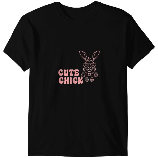 Chicken Poultry Bunny Rabbit Eggs Hunting Happy Easter Day Cute T-Shirts