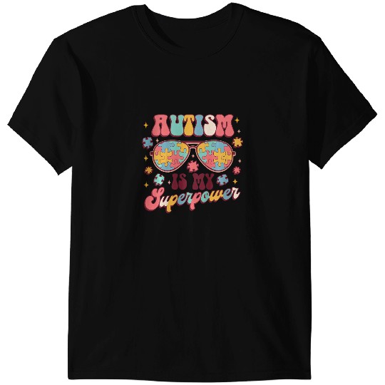 Autistic Kids Autism Is My Superpower Autism Awareness Autistic Baby T-Shirts