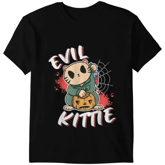 Cat Paws Evil Kittie Cat funny Pumpkin Halloween Costume 38 T-Shirts