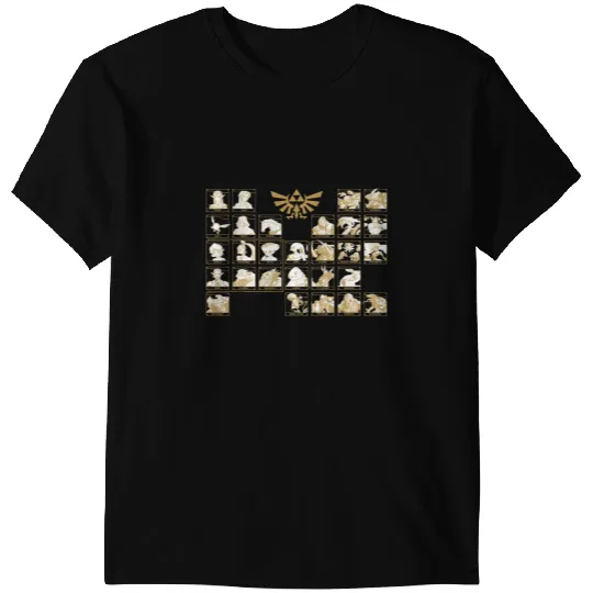 Legend of Zelda Ocarina Of Time Periodic Graphic T-Shirts