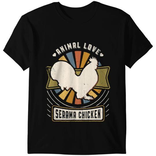 Chicken Poultry Serama Chicken vintages Classic Retro Animal Lover265 T-Shirts