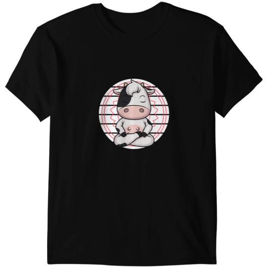 Cattle Cow 7 chakra mindfulness meditation cow zen funny Cow Daisy Cattle T-Shirts