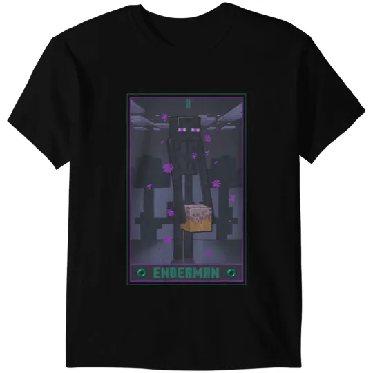 Minecraft Enderman Tarot T-Shirts