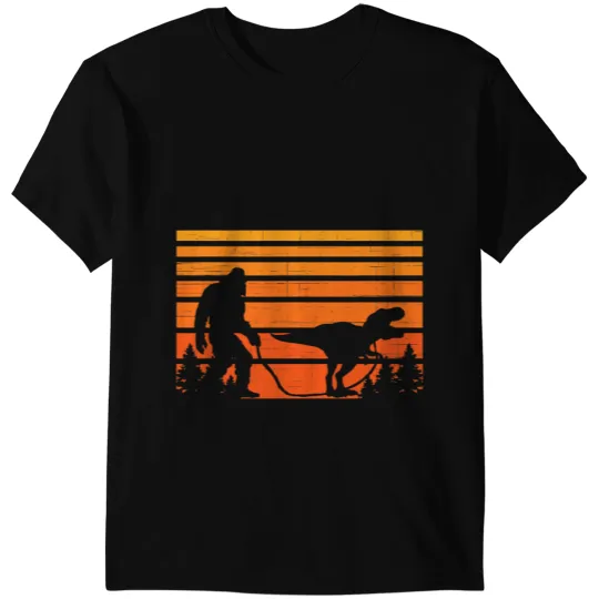 Dinosaur Dino Dino Funny bigfoots Dinosaur Cryptid Big Foot Sasquatch Cryptids T-Shirts