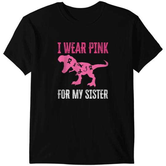 BC Breast cancers wear pink for my sister toddler kids Cancer T-Shirts