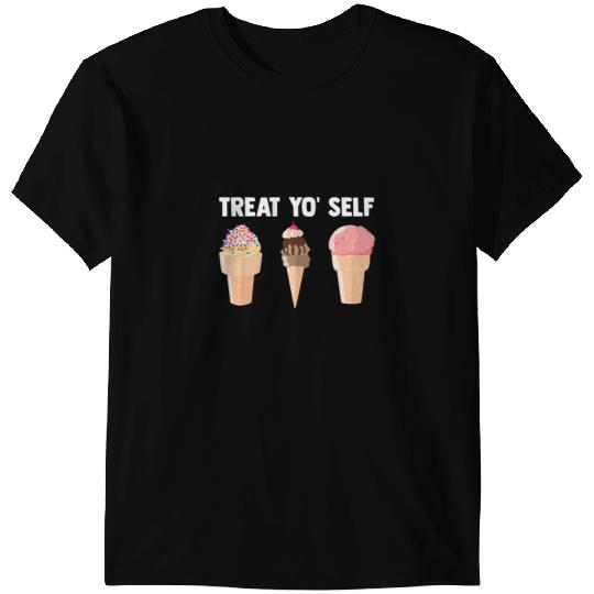 Ice Cream Treat Yo Self Summertime Sherbet Gelato Lover T-Shirts