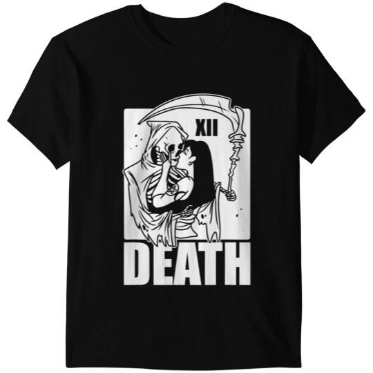 Death Tarot Card Black Magic Witchcraft Fortune Telling T-Shirts