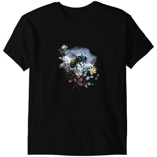 Bee Beekeeping Honeybee and bumble bee for American hive beekeepers 6439 Beekeeper T-Shirts