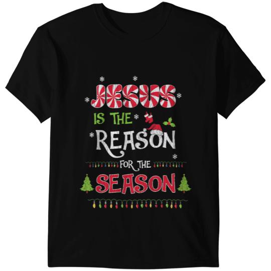 Christian Jesus The Reason For The Season Christian Christmas Pajama T-Shirts