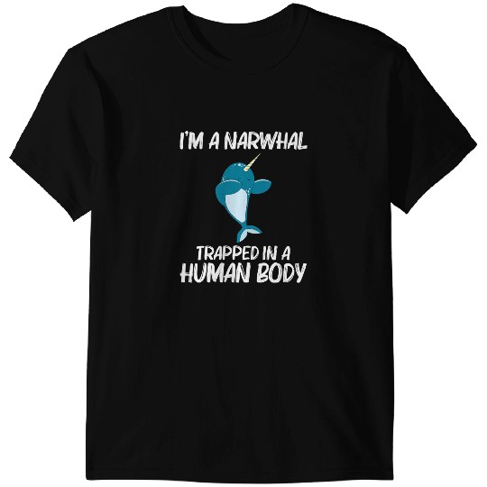 Narwhal Lover Funny Narwhal For Men Women Narwhale Sea Unicorns Fish Whale 2 18 T-Shirts
