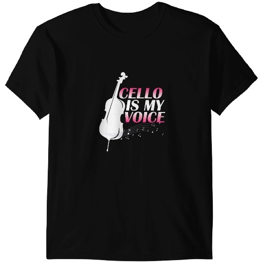 Cello Lover Voice Cellist Musical Instrument Orchestra Musician T-Shirts