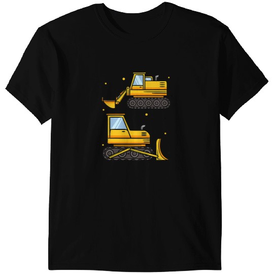 Kids Truck fan concrete mixer construction sites vehicles constru 21 T-Shirts