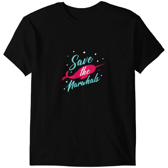Narwhal Lover vintages Save The Narwhal Sea Unicorns Enchanted Animal T-Shirts