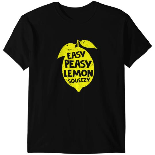 Easy Peasy Lemon Squeezy Funny Lemon Summer Lemonade 2 T-Shirts