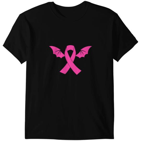 BC Breast Cancer Halloween Bat Wings Awareness Cancer T-Shirts