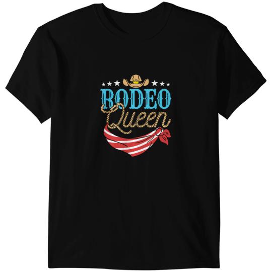 Cute Rodeo Queen Funny Western Barrel Racing Girl T-Shirts