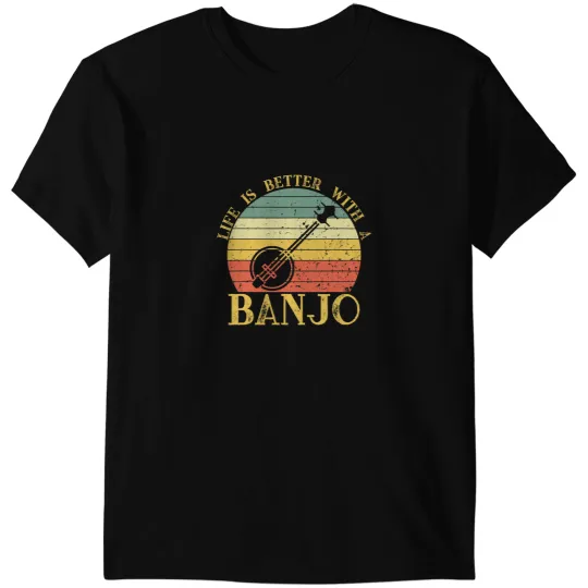 Banjo Lover Cute Banjo For Men Women Bluegrass Country Music Blues Jazz 28 T-Shirts