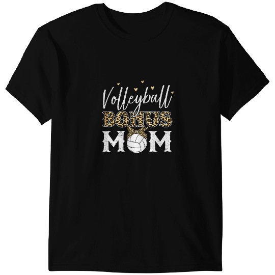 Volleyball Gift Bonus Mom Step Mom Volleyball Mom T-Shirts