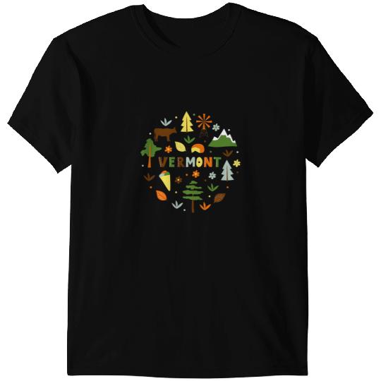 I Love Vermont Gift for Vermonter Lover Traveling resident T-Shirts